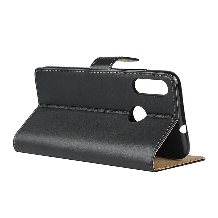 Genuine Leather Wallet Stand Phone Cover for Motorola Moto E6 Plus/E6s (2019)-6