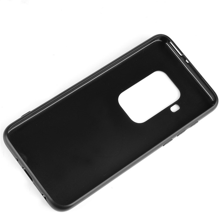 Leather Coated PC + TPU Phone Cover Case for Motorola One Zoom - Red-6