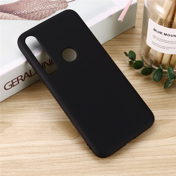 Liquid Silicone Shell Case for Motorola Moto G8 Play - Black-4