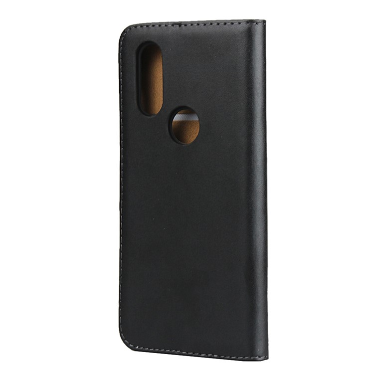 Genuine Leather Wallet Stand Phone Cover Shell for Motorola One Vision/P50-4