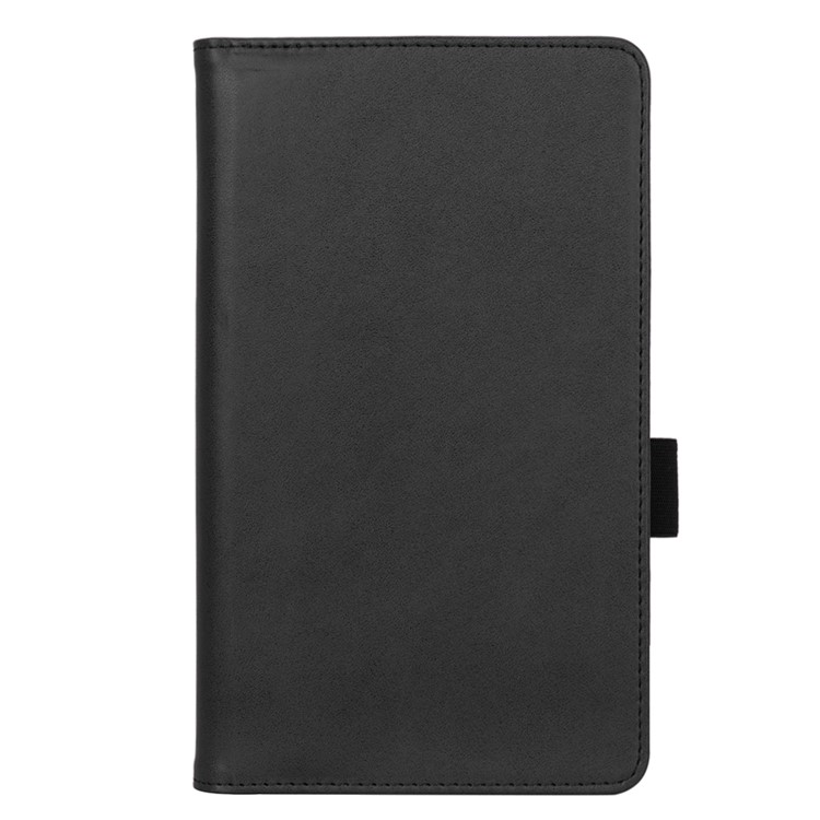 WY-2099A PU Caso Slots De Cartão De Suporte De Couro Comprimido Com Banda Elástica E Alça De Mão Para Guia Lenovo M7 TB-7305F - Preto-3