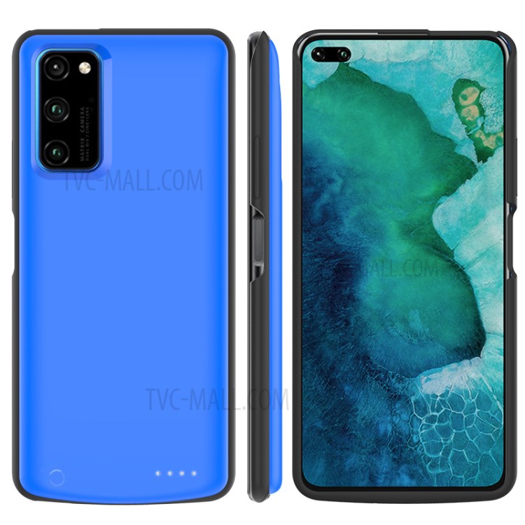 6500mAh Battery Charger Case for Huawei Honor View 30 Pro - Blue-1