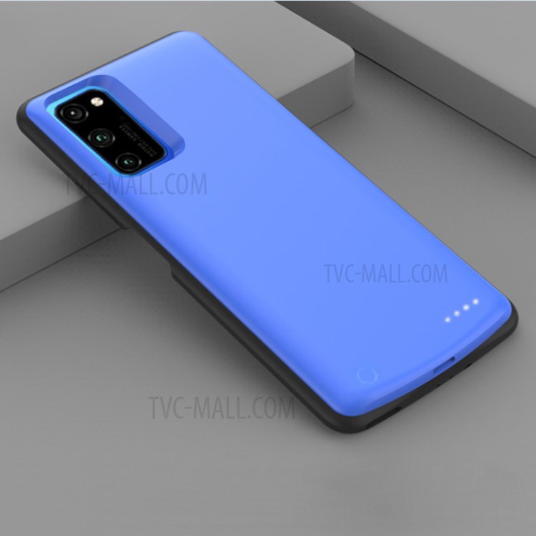 6500mAh Battery Charger Case for Huawei Honor View 30 Pro - Blue-4