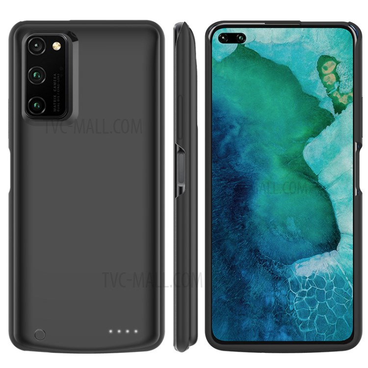 6500mAh Backup Battery Charger Case for Huawei Honor View 30/V30 - Black-1
