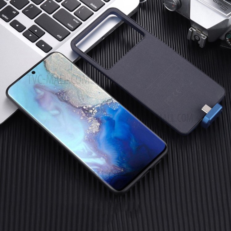 7000mAh Backup Battery Phone Charger Case for Samsung Galaxy S20 Plus/S11 - Blue-3