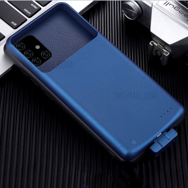 7000mAh Backup Battery Phone Charger Case for Samsung Galaxy S20 Plus/S11 - Blue-4