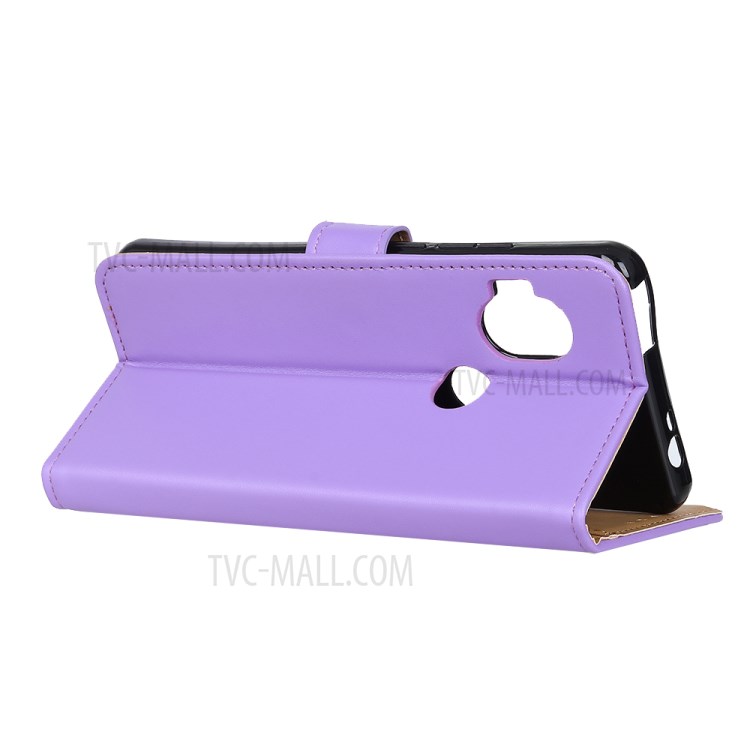 Wallet Leather Stand Case for Motorola One Hyper - Purple-9
