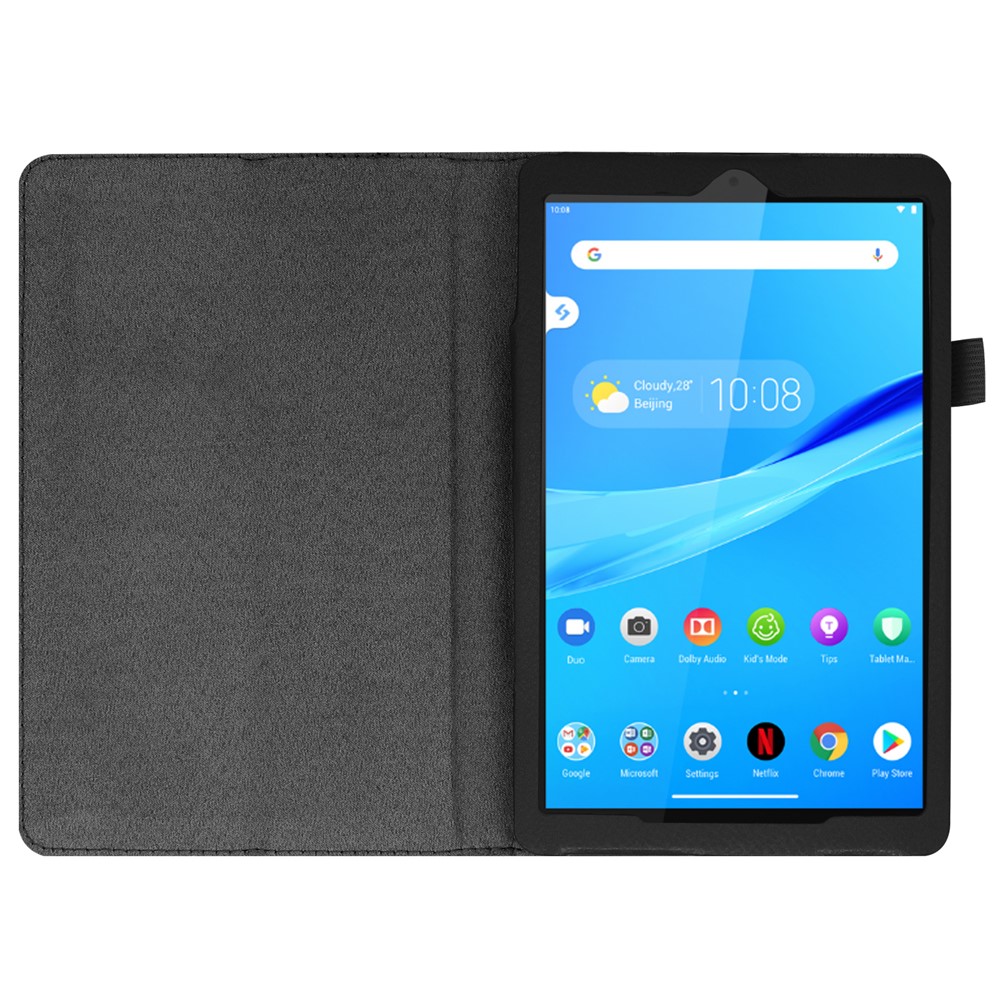 Per Lenovo Tab M8/Tab M8 (2a Generazione) Copertina di Tablet in Pelle di Texture Litchi - Nero