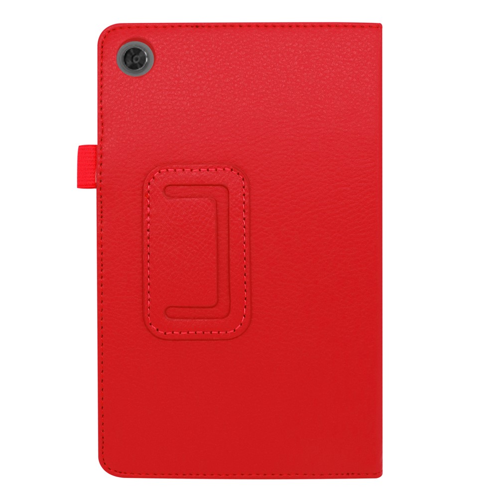 For Lenovo Tab M8/Tab M8 (2nd Gen) Litchi Texture Leather Case Tablet Cover - Red-6