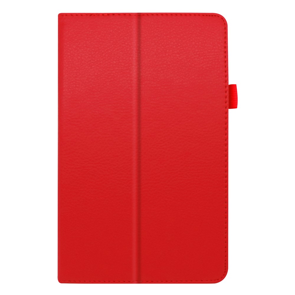 For Lenovo Tab M8/Tab M8 (2nd Gen) Litchi Texture Leather Case Tablet Cover - Red-7
