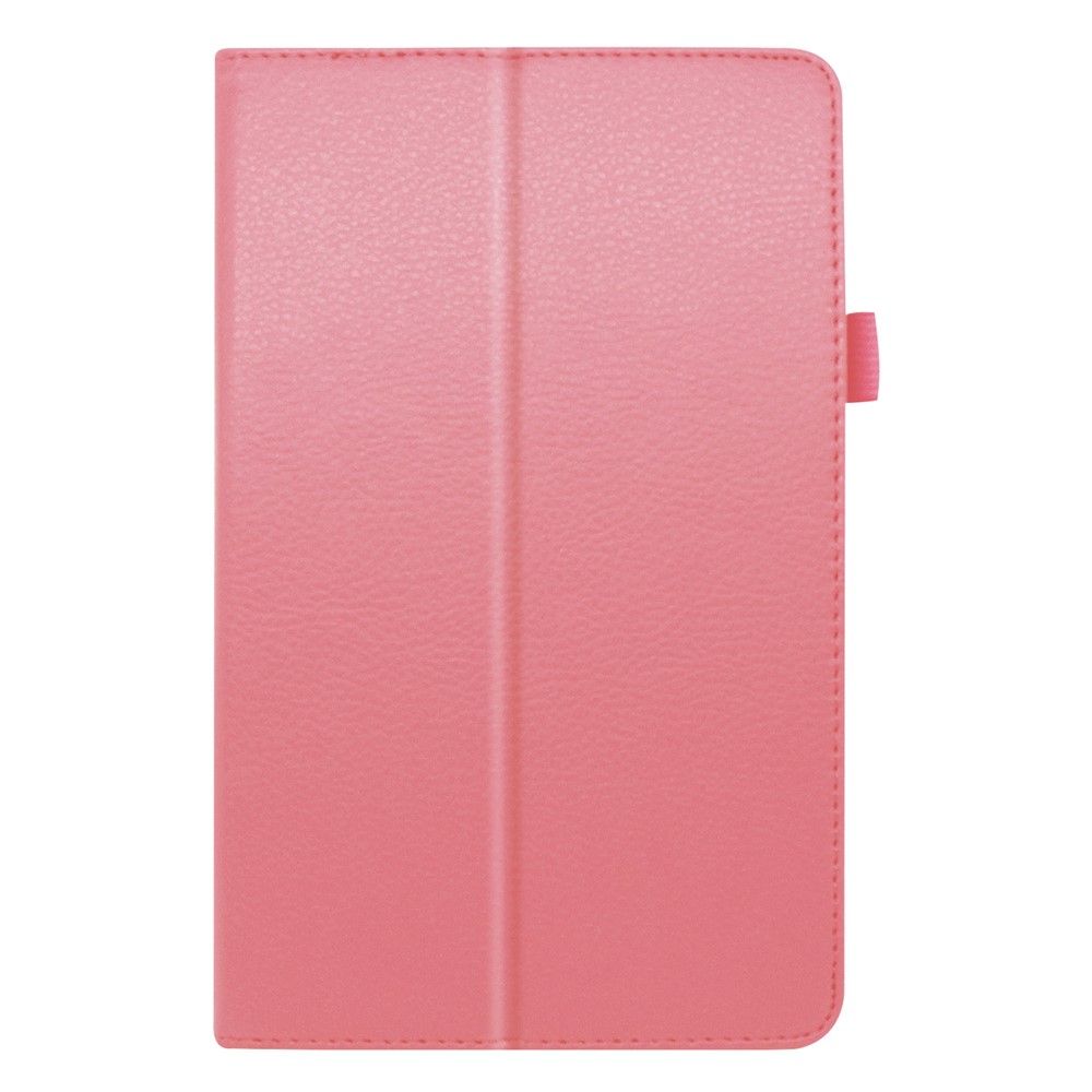 Pour Lenovo Tab M8 / Tab M8 (2e Génération) Couverture de Tablette de Boîtier en Cuir de Texture Litchi - Rose-7