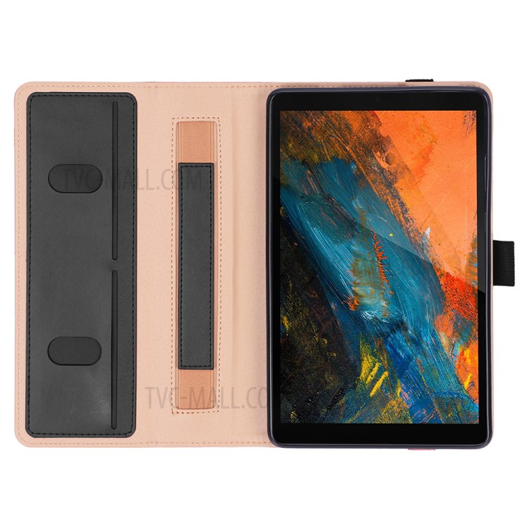 WY-2099 Business Style Flip Leather Stand Case с Слотами Для Карт Для Lenovo Tab M8/Tab M8 (2-е Поколение) - Черный-7