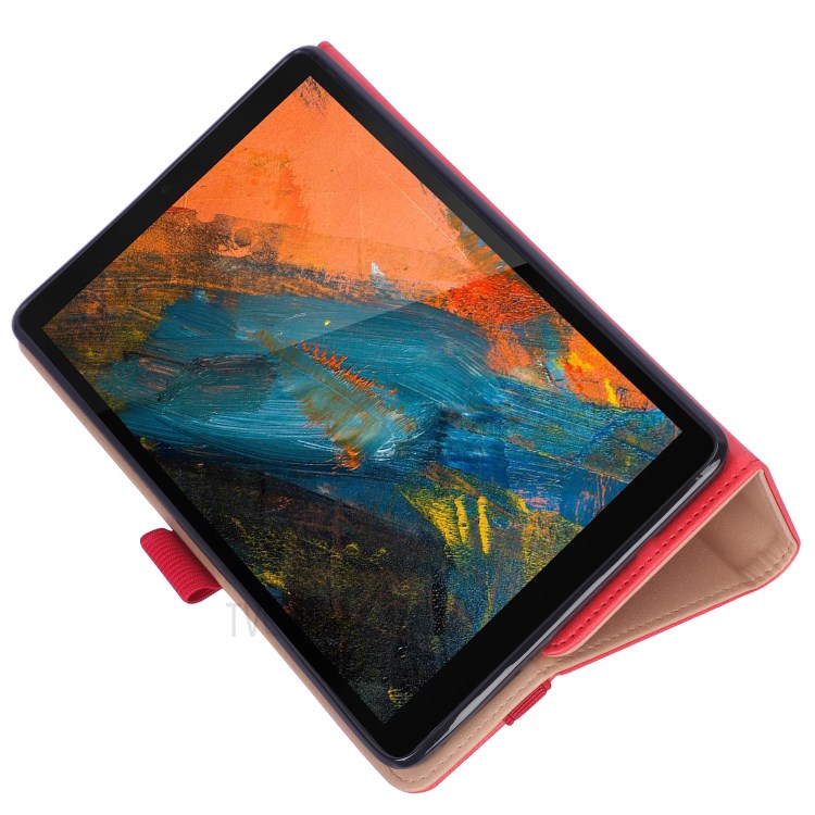 WY-2099 Business Style Flip Leather Stand Tablet Case with Card Slots for Lenovo Tab M8/Tab M8 (2nd Gen) - Red-11