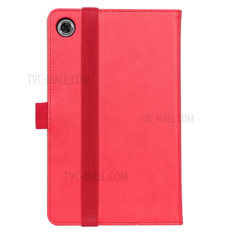 WY-2099 Business Style Flip Leather Stand Tablet Case with Card Slots for Lenovo Tab M8/Tab M8 (2nd Gen) - Red-3