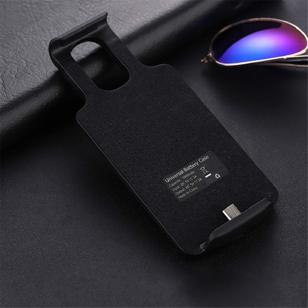 Retractable Battery Charger Case Type-C Universal Power Bank for 5.5-6.5 inch Smartphones-6