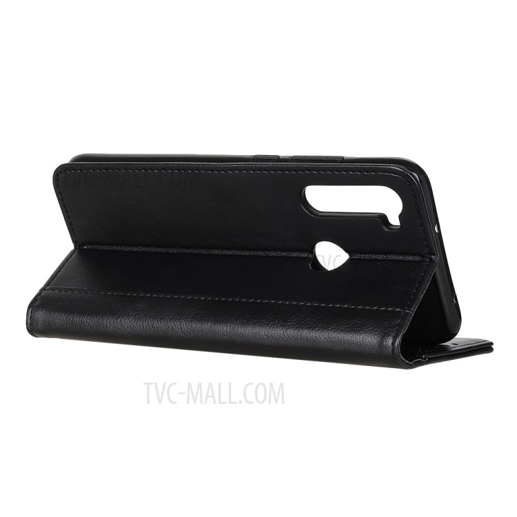 Auto-absorbed Litchi Texture Leather Wallet Case for Motorola Moto G Stylus - Black-4