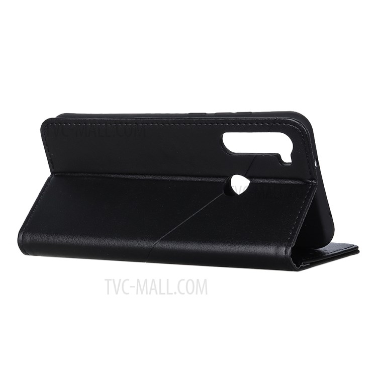 Magnetic PU Leather Wallet Stand Protection Shell for Motorola Moto G Stylus - Black-4