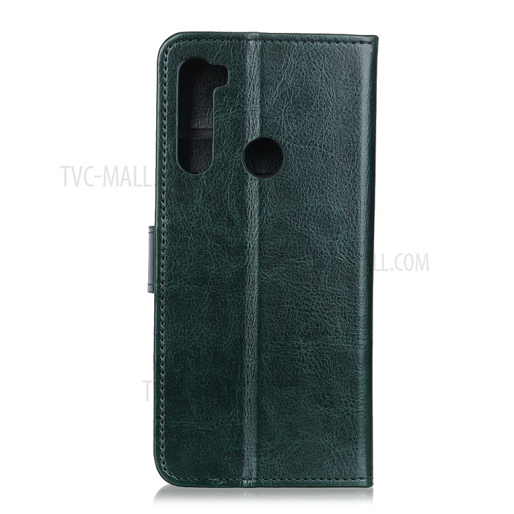 Crazy Horse Texture Wallet Leather Phone Case for Motorola Moto G Stylus / G Pro - Green-9