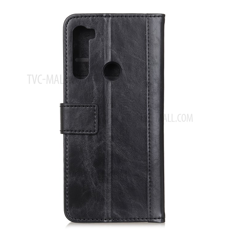 Special Stylish Leather Wallet Casing for Motorola Moto G Stylus - Black-9