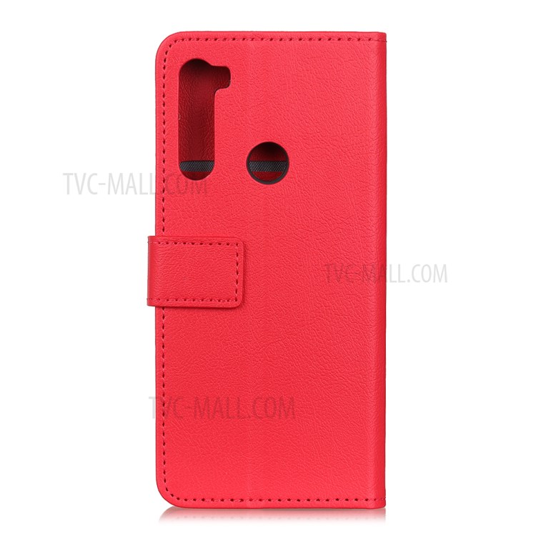 Wallet Stand PU Leather Phone Protector Case for Motorola Moto G Stylus / G Pro - Red-3