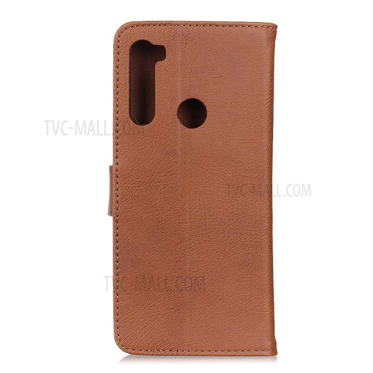 KHAZNEH Wallet Leather Stand Case for Motorola Moto G Stylus / G Pro - Brown-2