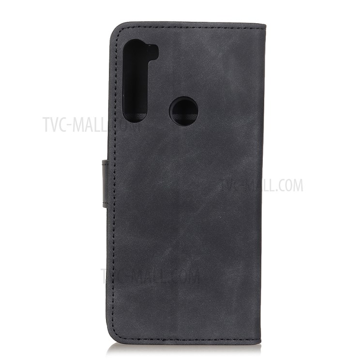 KHAZNEH Vintage Style Wallet Leather Stand Case for Motorola Moto G Stylus - Black-2