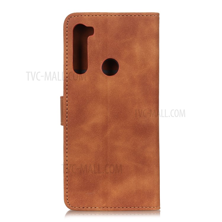 KHAZNEH Vintage Style Wallet Leather Stand Case for Motorola Moto G Stylus / G Pro - Brown-2