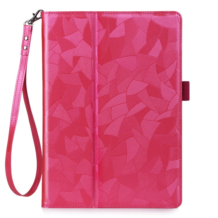 Maple Leaf Texture Smart Leather Case for Lenovo Tab 2 X30 A10-30F with Handy Strap - Red-1