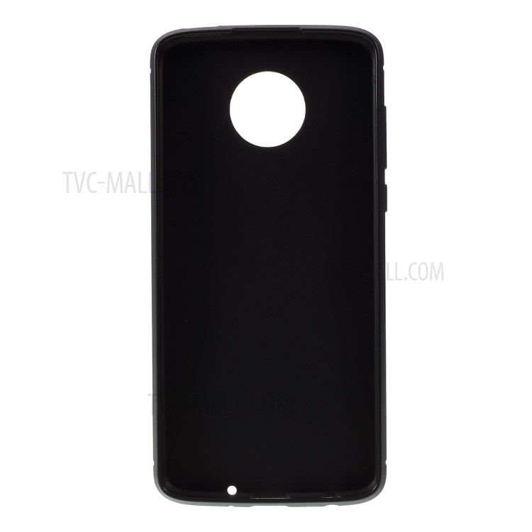 Carbon Fiber TPU Shell Case for Motorola Moto Z4 Play - Black-3