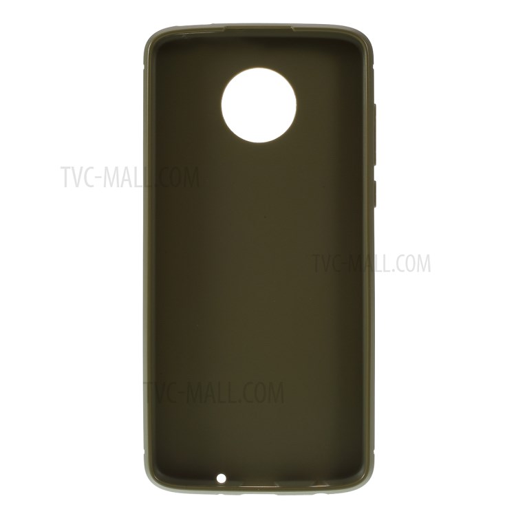 Carbon Fiber TPU Shell Case for Motorola Moto Z4 Play - Army Green-3