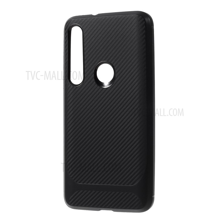 Anti-slip Drop-resistant TPU Phone Case for Motorola Moto G8 Plus - Black-2