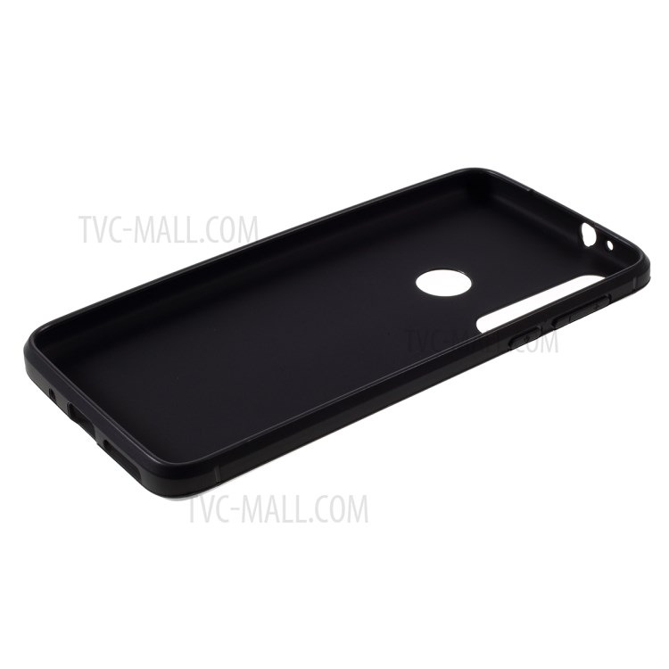 Anti-slip Drop-resistant TPU Phone Case for Motorola Moto G8 Plus - Black-7