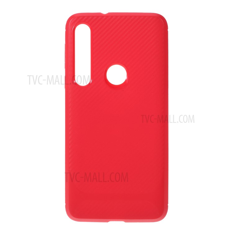 Anti-slip Drop-resistant TPU Phone Case for Motorola Moto G8 Plus - Red-1