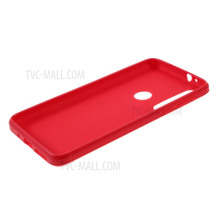 Anti-slip Drop-resistant TPU Phone Case for Motorola Moto G8 Plus - Red-5