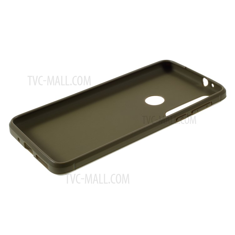 Anti-slip Drop-resistant TPU Phone Case for Motorola Moto G8 Plus - Green-5
