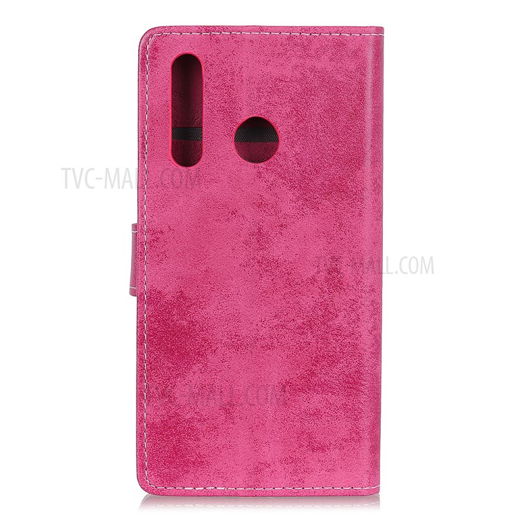 Vintage Style Cell Phone Leather Wallet Case for Motorola Moto G Power - Rose-3