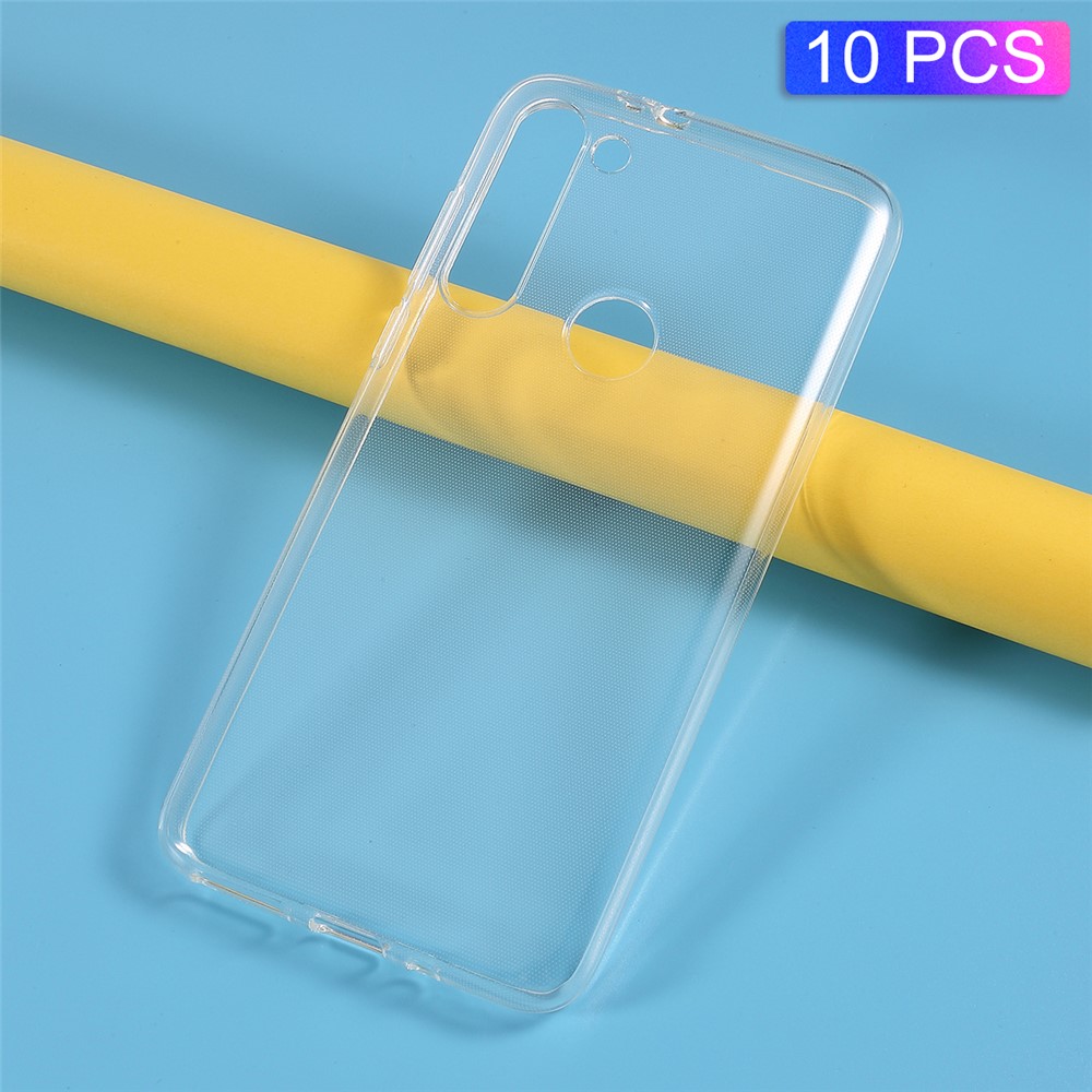 10 Pcs/Set Transparent Soft TPU Phone Case for Motorola Moto G8 Power-1