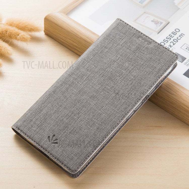 VILI DMX Cross Texture Leather Stand Case for Motorola Moto G8 Power - Grey-20