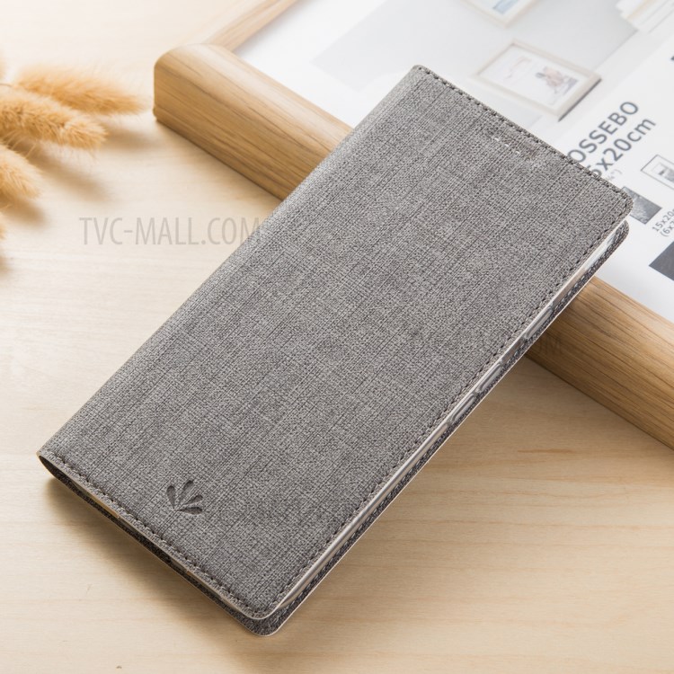 VILI DMX Cross Texture Leather Stand Case with Card Slot for Motorola One Hyper - Grey-20