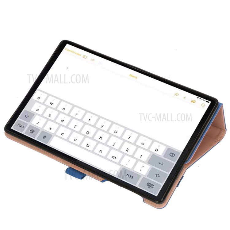 WY-2099 Business Style Flip Leather Stand Tablet Case with Card Slots for Lenovo Tab M10 FHD Plus 10.3-inch TB-X606F - Blue-13