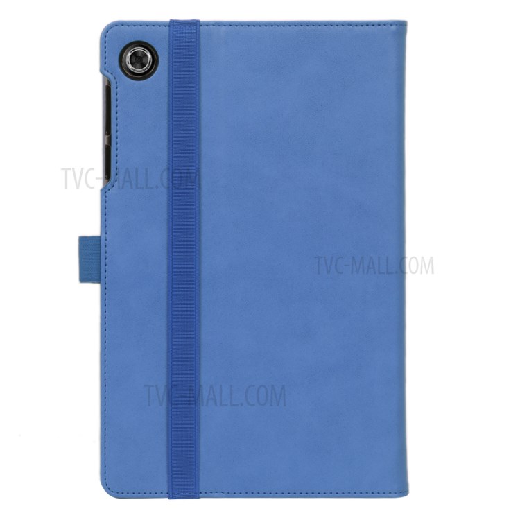 WY-2099 Per Lenovo Tab M10 FHD Plus TB-X606F TB-X606F Business Flip Leather State Case Con Slot di Carte - Blu-5