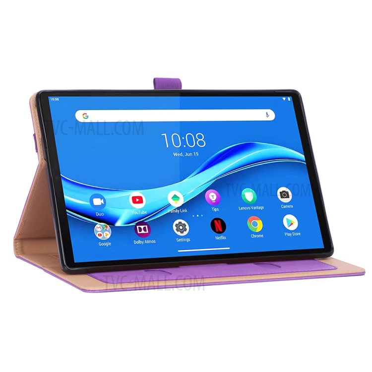 WY-2099 Business Style Flip Leather Stand Tablet Case with Card Slots for Lenovo Tab M10 FHD Plus 10.3-inch TB-X606F - Purple-10