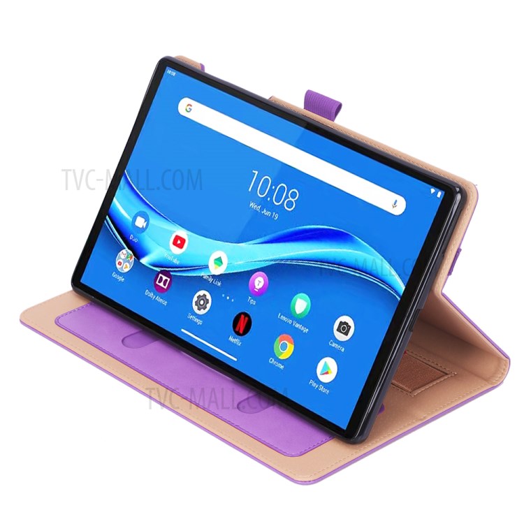 WY-2099 Business Style Flip Leather Stand Tablet Case with Card Slots for Lenovo Tab M10 FHD Plus 10.3-inch TB-X606F - Purple-11
