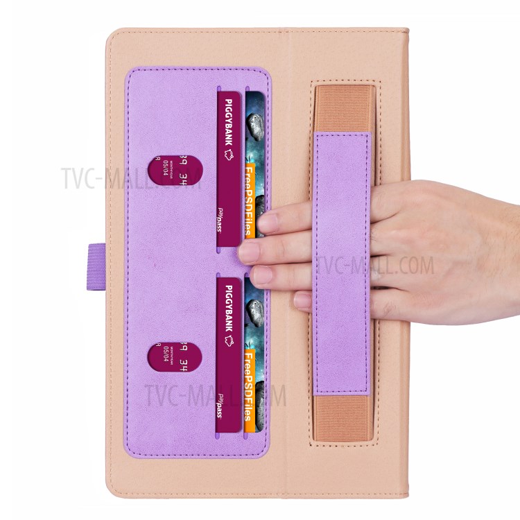 WY-2099 Business Style Flip Leather Stand Tablet Case with Card Slots for Lenovo Tab M10 FHD Plus 10.3-inch TB-X606F - Purple-2