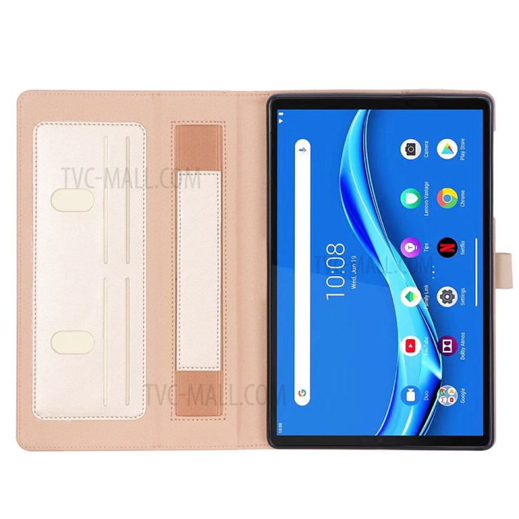 WY-2099 Business Style Flip Leather Stand Tablet Case with Card Slots for Lenovo Tab M10 FHD Plus 10.3-inch TB-X606F - Gold-7