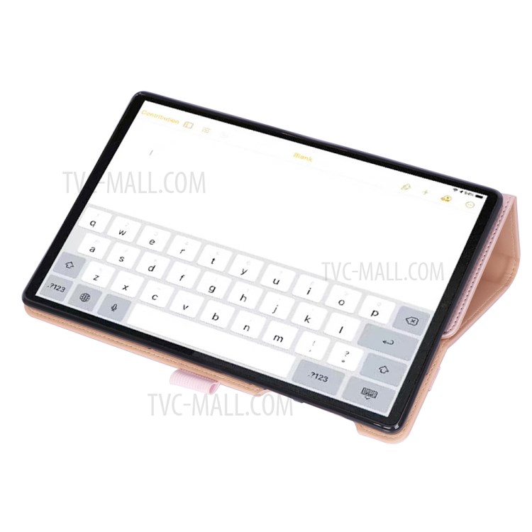 WY-2099 Business Style Flip Leather Stand Tablet Case with Card Slots for Lenovo Tab M10 FHD Plus 10.3-inch TB-X606F - Pink-12