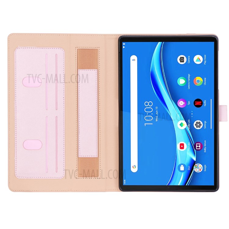 WY-2099 Business Style Flip Leather Stand Tablet Case with Card Slots for Lenovo Tab M10 FHD Plus 10.3-inch TB-X606F - Pink-5