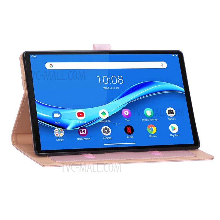WY-2099 Business Style Flip Leather Stand Tablet Case with Card Slots for Lenovo Tab M10 FHD Plus 10.3-inch TB-X606F - Pink-7
