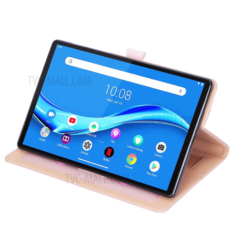 WY-2099 Business Style Flip Leather Stand Tablet Case with Card Slots for Lenovo Tab M10 FHD Plus 10.3-inch TB-X606F - Pink-8