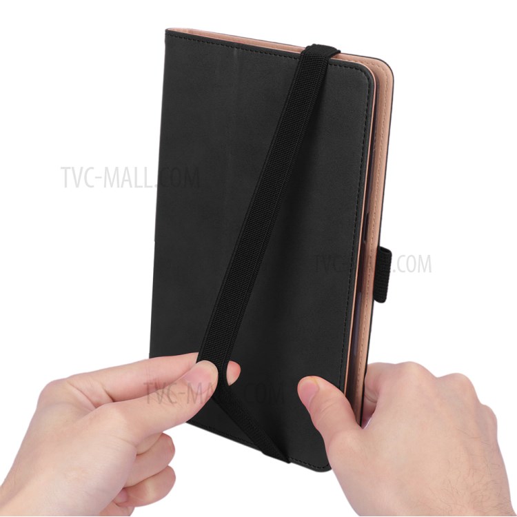 WY-2099 Business Style Flip Leather Stand Tablet Case with Card Slots for Lenovo Tab M8 FHD 8705F/HD 8505F - Black-15
